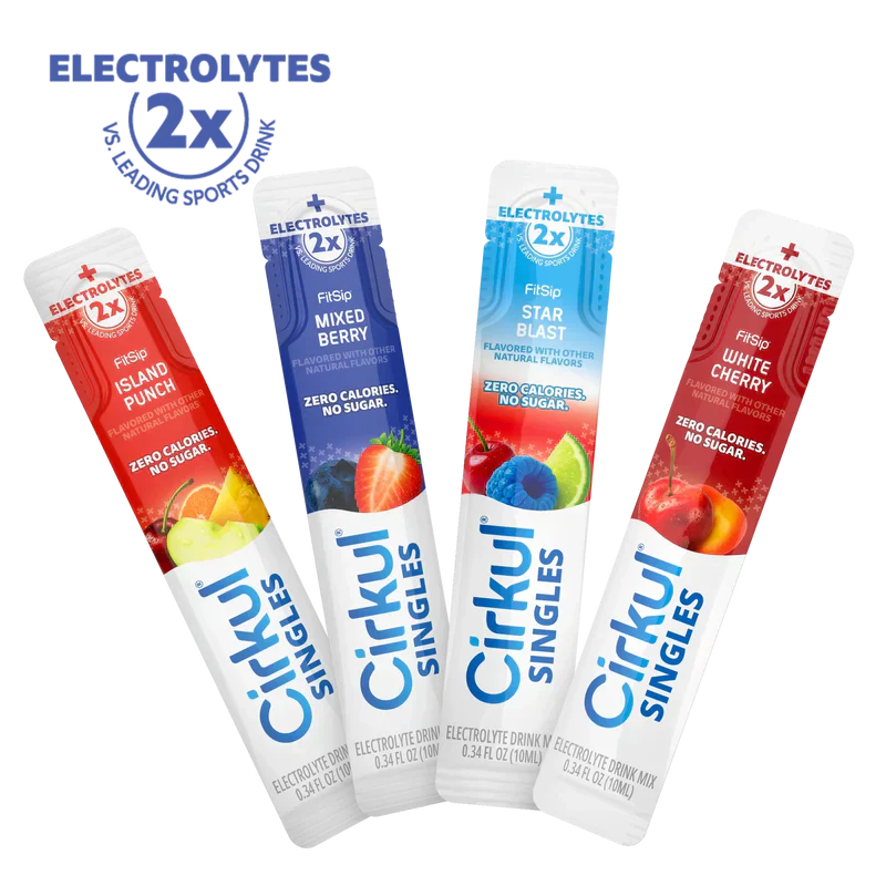 Natural Fruit Flavored 16-Pack Singles FitSip Bundle J8XB - Vitamin-Infused Natural Refreshing Flavor Core - Default Title