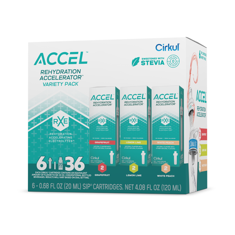 Zero-Calorie Accel 6-Pack Variety Pack IZ9I - Vitamin-Infused Natural Refreshing Flavor Core - Default Title