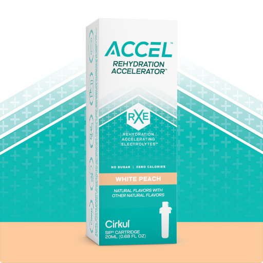 Refreshing Electrolyte Accel White Peach PJ1B - Zero-Calorie Multi-Flavor Sip Pods for Water Bottle - Default Title