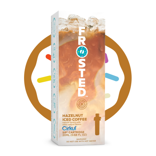Sugar-Free Frosted Hazelnut Iced Coffee IXOP - Zero-Calorie Multi-Flavor Sip Pods for Water Bottle - Default Title