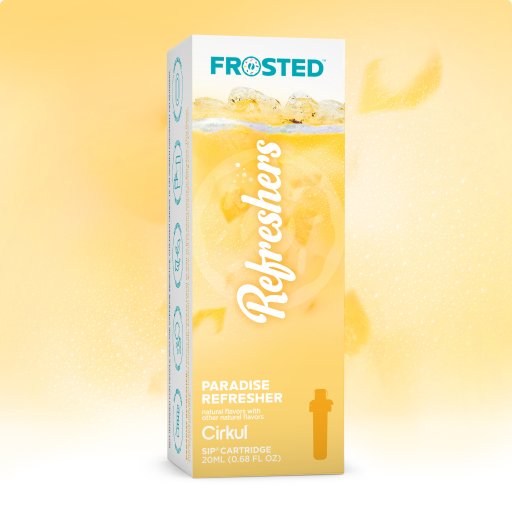 Refreshing Electrolyte Frosted Paradise Refresher ZZUE - Vitamin-Infused Natural Refreshing Flavor Core - Default Title