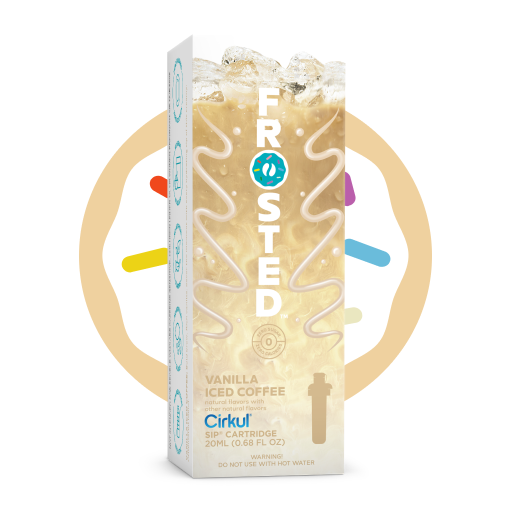 Zero-Calorie Frosted Vanilla Iced Coffee A096 - Vitamin-Infused Natural Refreshing Flavor Core - Default Title
