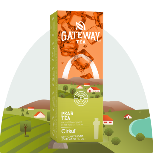 Sugar-Free Gateway Pear Tea KXH2 - Zero-Calorie Multi-Flavor Sip Pods for Water Bottle - Default Title