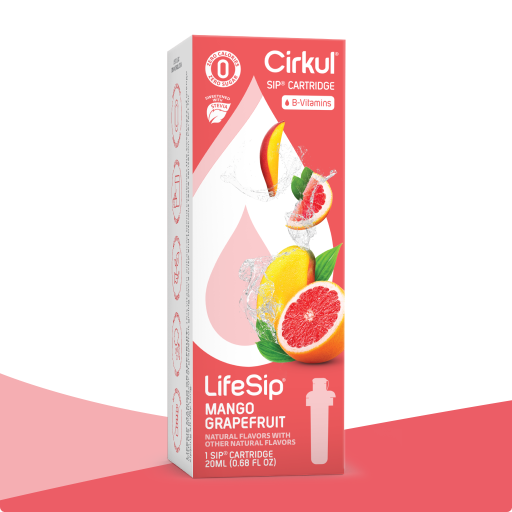 Vitamin-Infused LifeSip Mango Grapefruit (Stevia) HUV3 - Electrolyte Hydration Enhanced Taste Cartridges - Default Title
