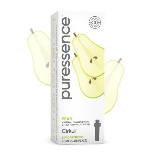 Vitamin-Infused Puressence Pear (Unsweetened) QE9E - Zero-Calorie Multi-Flavor Sip Pods for Water Bottle - Default Title