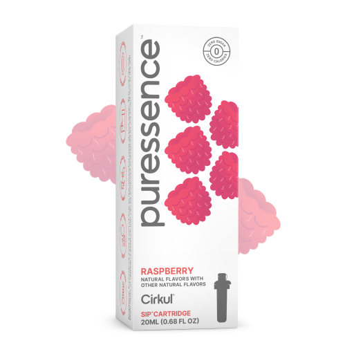 Vitamin-Infused Puressence Raspberry (Unsweetened) Y9NG - Electrolyte Hydration Enhanced Taste Cartridges - Default Title