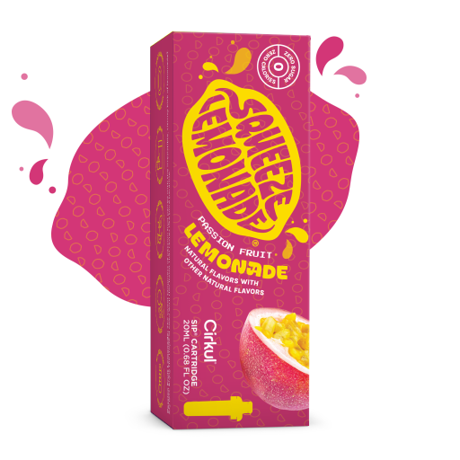 Zero-Calorie Squeeze Passion Fruit Lemonade 2Z80 - Vitamin-Infused Natural Refreshing Flavor Core - Default Title
