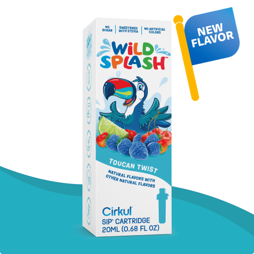 Natural Fruit Flavored Wild Splash Toucan Twist PF3X - Electrolyte Hydration Enhanced Taste Cartridges - Default Title