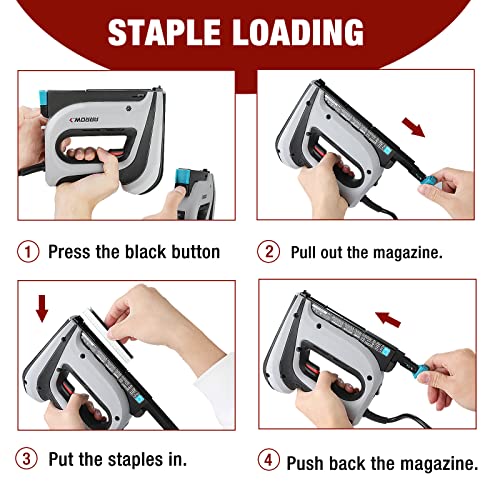 Minimalist Arrow Electric Staple Gun Kit, Corded Stapler Essentials
