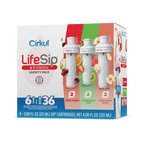 Natural Fruit Flavored LifeSip 6-Pack Variety Pack PN3A - Sugar-Free Fruit Flavor Cartridge Refill - Default Title