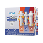 Refreshing Electrolyte FitSip 6-Pack Variety Pack HE3H - Sugar-Free Fruit Flavor Cartridge Refill - Default Title