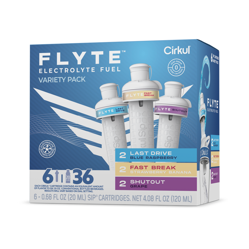 Refreshing Electrolyte Flyte 6-Pack Variety Pack MMZB - Electrolyte Hydration Enhanced Taste Cartridges - Default Title