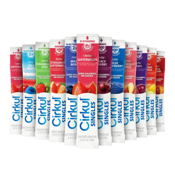 Sugar-Free 24-Pack  Singles Variety Bundle GXPG - Zero-Calorie Multi-Flavor Sip Pods for Water Bottle - Default Title