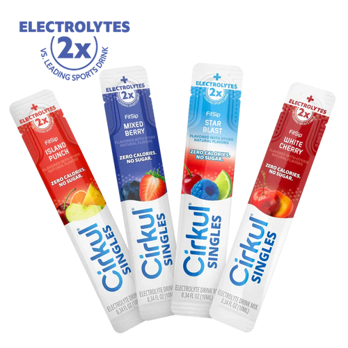 Natural Fruit Flavored 16-Pack  Singles FitSip Bundle J8XB - Vitamin-Infused Natural Refreshing Flavor Core - Default Title