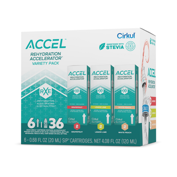 Zero-Calorie Accel 6-Pack Variety Pack IZ9I - Vitamin-Infused Natural Refreshing Flavor Core - Default Title
