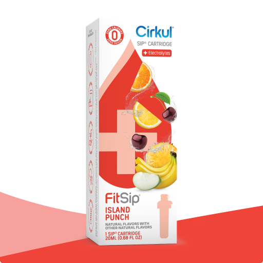 Sugar-Free FitSip Island Punch QUVY - Sugar-Free Fruit Flavor Cartridge Refill - Default Title