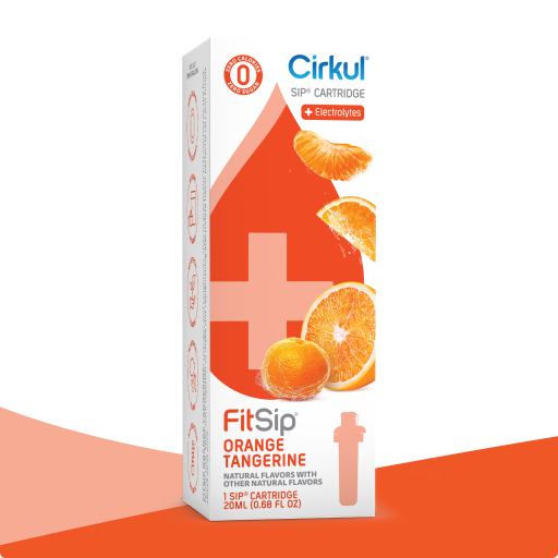 Refreshing Electrolyte FitSip Orange Tangerine MT2P - Zero-Calorie Multi-Flavor Sip Pods for Water Bottle - Default Title