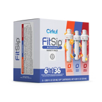 Refreshing Electrolyte FitSip 6-Pack Variety Pack HE3H - Sugar-Free Fruit Flavor Cartridge Refill Detail