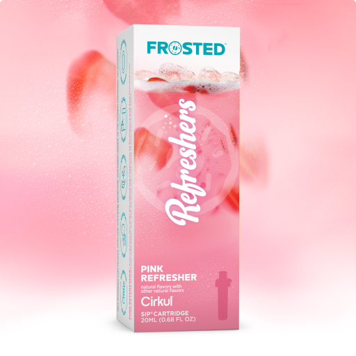 Vitamin-Infused Frosted Pink Refresher XVWE - Vitamin-Infused Natural Refreshing Flavor Core - Default Title