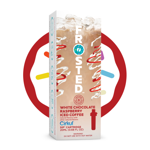 Sugar-Free Frosted White Chocolate Raspberry Iced Coffee 8KS5 - Electrolyte Hydration Enhanced Taste Cartridges - Default Title