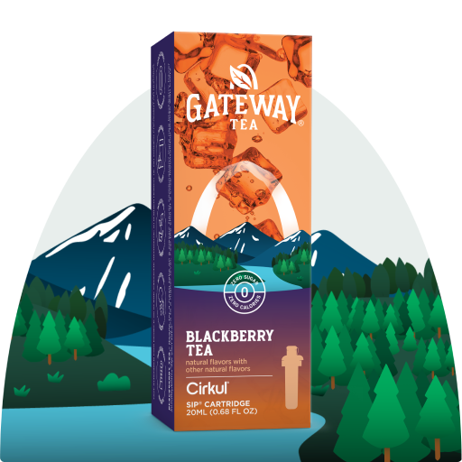 Refreshing Electrolyte Gateway Blackberry Tea BDE1 - Zero-Calorie Multi-Flavor Sip Pods for Water Bottle - Default Title