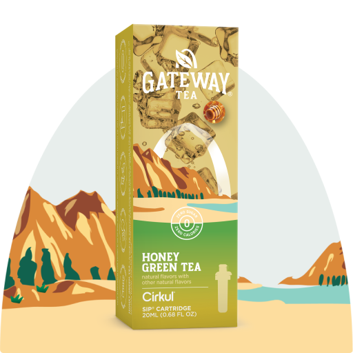 Sugar-Free Gateway Honey Green Tea D1OV - Zero-Calorie Multi-Flavor Sip Pods for Water Bottle - Default Title