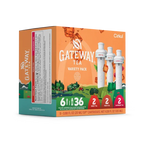 Natural Fruit Flavored Gateway Tea 6-Pack Variety Pack HM0F - Electrolyte Hydration Enhanced Taste Cartridges Detail
