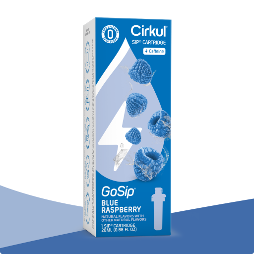 Sugar-Free GoSip Blue Raspberry H0T9 - Electrolyte Hydration Enhanced Taste Cartridges - Default Title