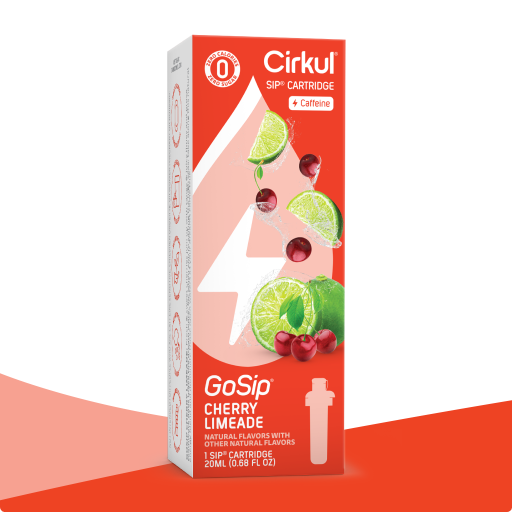 Natural Fruit Flavored GoSip Cherry Limeade 1XY7 - Vitamin-Infused Natural Refreshing Flavor Core - Default Title