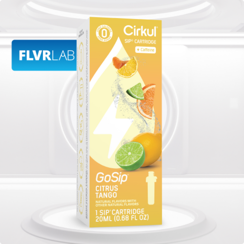 Zero-Calorie GoSip Citrus Tango NOZA - Electrolyte Hydration Enhanced Taste Cartridges - Default Title
