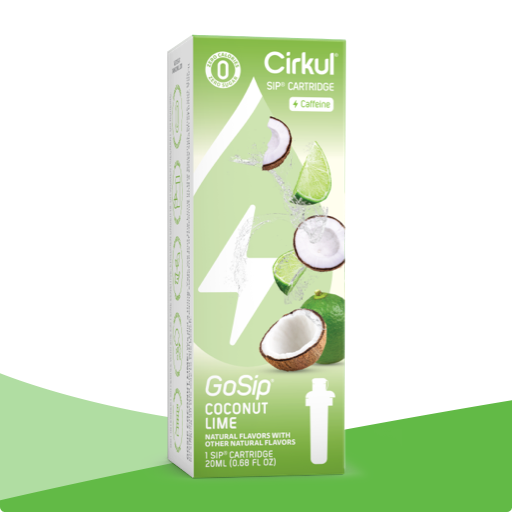 Zero-Calorie GoSip Coconut Lime WWKC - Sugar-Free Fruit Flavor Cartridge Refill - Default Title