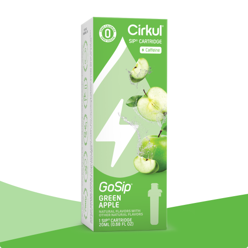 Natural Fruit Flavored GoSip Green Apple U1U4 - Vitamin-Infused Natural Refreshing Flavor Core - Default Title