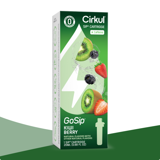 Vitamin-Infused GoSip Kiwi Berry FTUR - Vitamin-Infused Natural Refreshing Flavor Core - Default Title