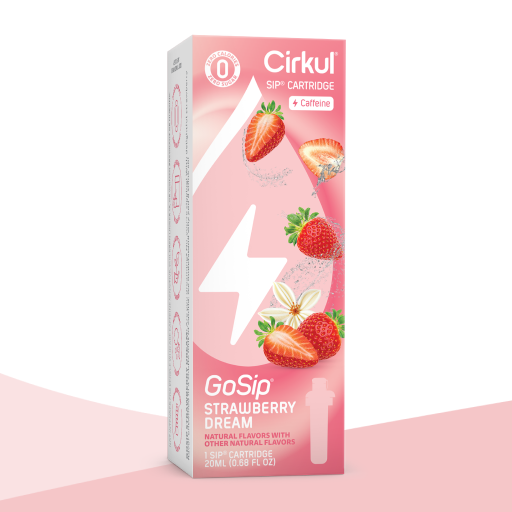 Natural Fruit Flavored GoSip Strawberry Dream OAF9 - Vitamin-Infused Natural Refreshing Flavor Core - Default Title