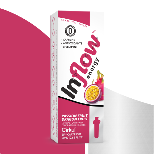 Vitamin-Infused Inflow Energy Passion Fruit Dragon Fruit WSDJ - Zero-Calorie Multi-Flavor Sip Pods for Water Bottle - Default Title