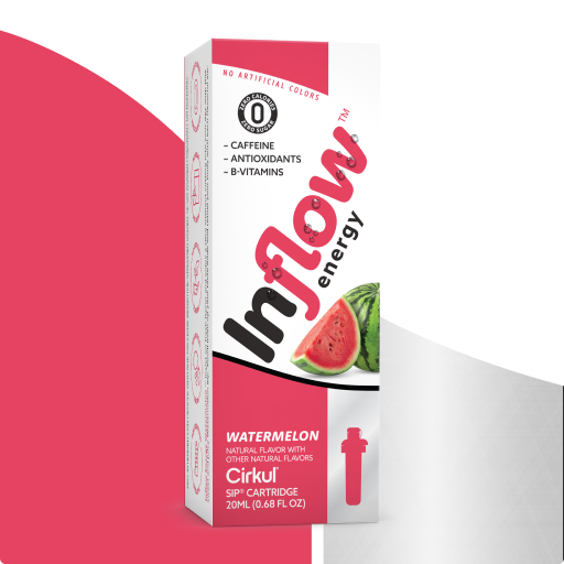 Vitamin-Infused Inflow Energy Watermelon 8J1M - Zero-Calorie Multi-Flavor Sip Pods for Water Bottle - Default Title