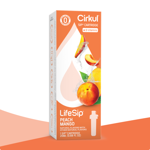 Zero-Calorie LifeSip Peach Mango RH3C - Zero-Calorie Multi-Flavor Sip Pods for Water Bottle - Default Title