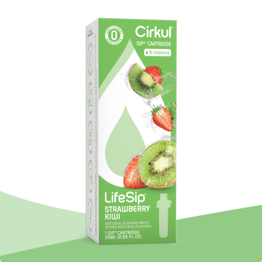 Vitamin-Infused LifeSip Strawberry Kiwi H4PN - Sugar-Free Fruit Flavor Cartridge Refill - Default Title