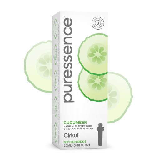 Vitamin-Infused Puressence Cucumber (Unsweetened) 5WHH - Sugar-Free Fruit Flavor Cartridge Refill - Default Title