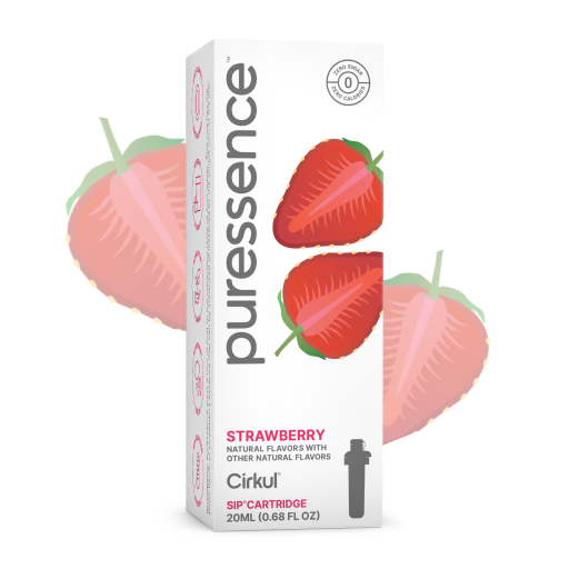 Vitamin-Infused Puressence Strawberry (Unsweetened) OR1Y - Sugar-Free Fruit Flavor Cartridge Refill - Default Title