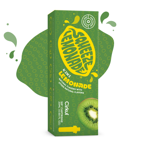 Vitamin-Infused Squeeze Kiwi Lemonade 4ULN - Sugar-Free Fruit Flavor Cartridge Refill - Default Title