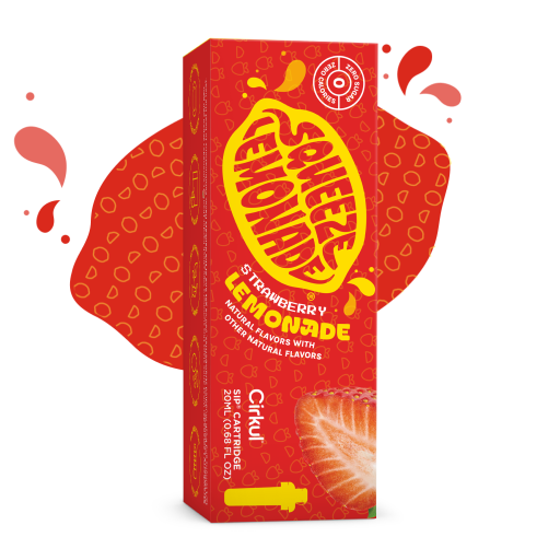 Sugar-Free Squeeze Strawberry Lemonade 8PNR - Vitamin-Infused Natural Refreshing Flavor Core - Default Title