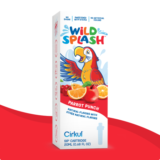 Zero-Calorie Wild Splash Parrot Punch RQMG - Electrolyte Hydration Enhanced Taste Cartridges - Default Title